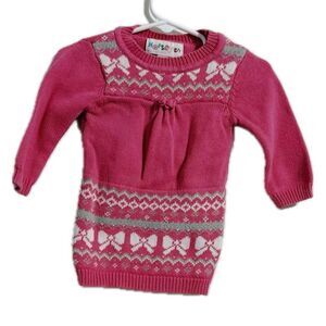 Hopscotch‎ Pink Knit Sweater Dress